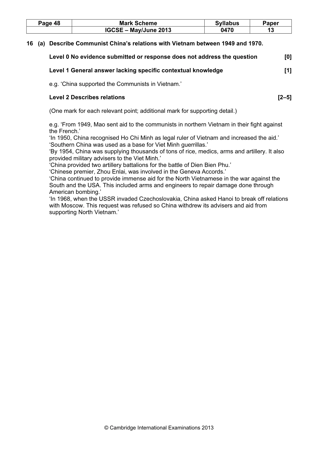 Mark scheme, page 48 of 77