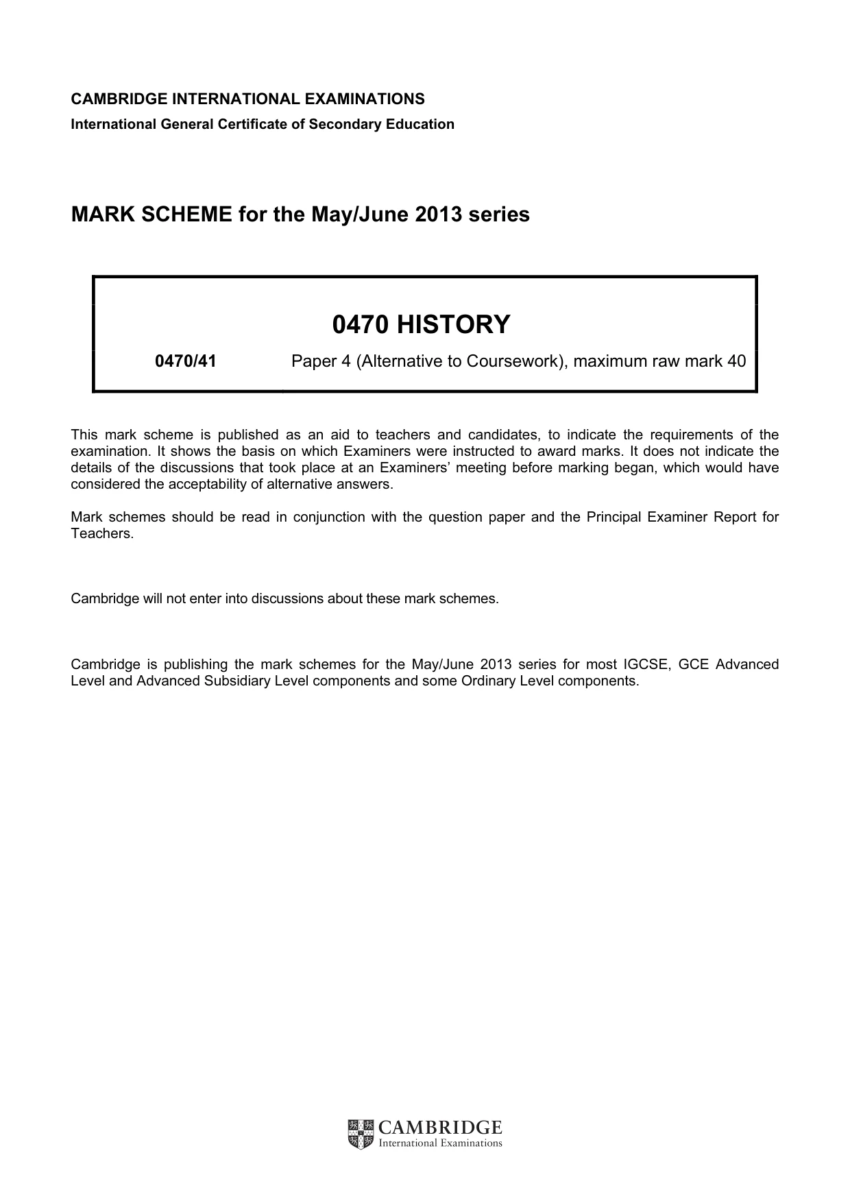 Mark scheme, page 1 of 17
