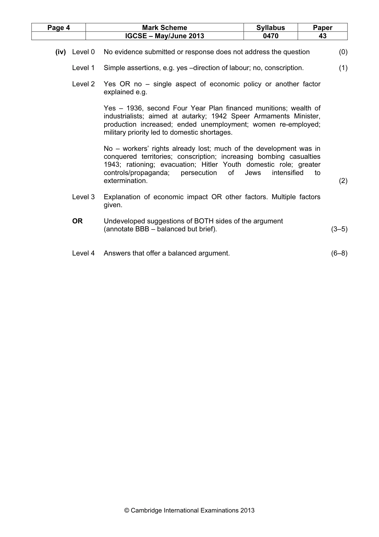 Mark scheme, page 4 of 22