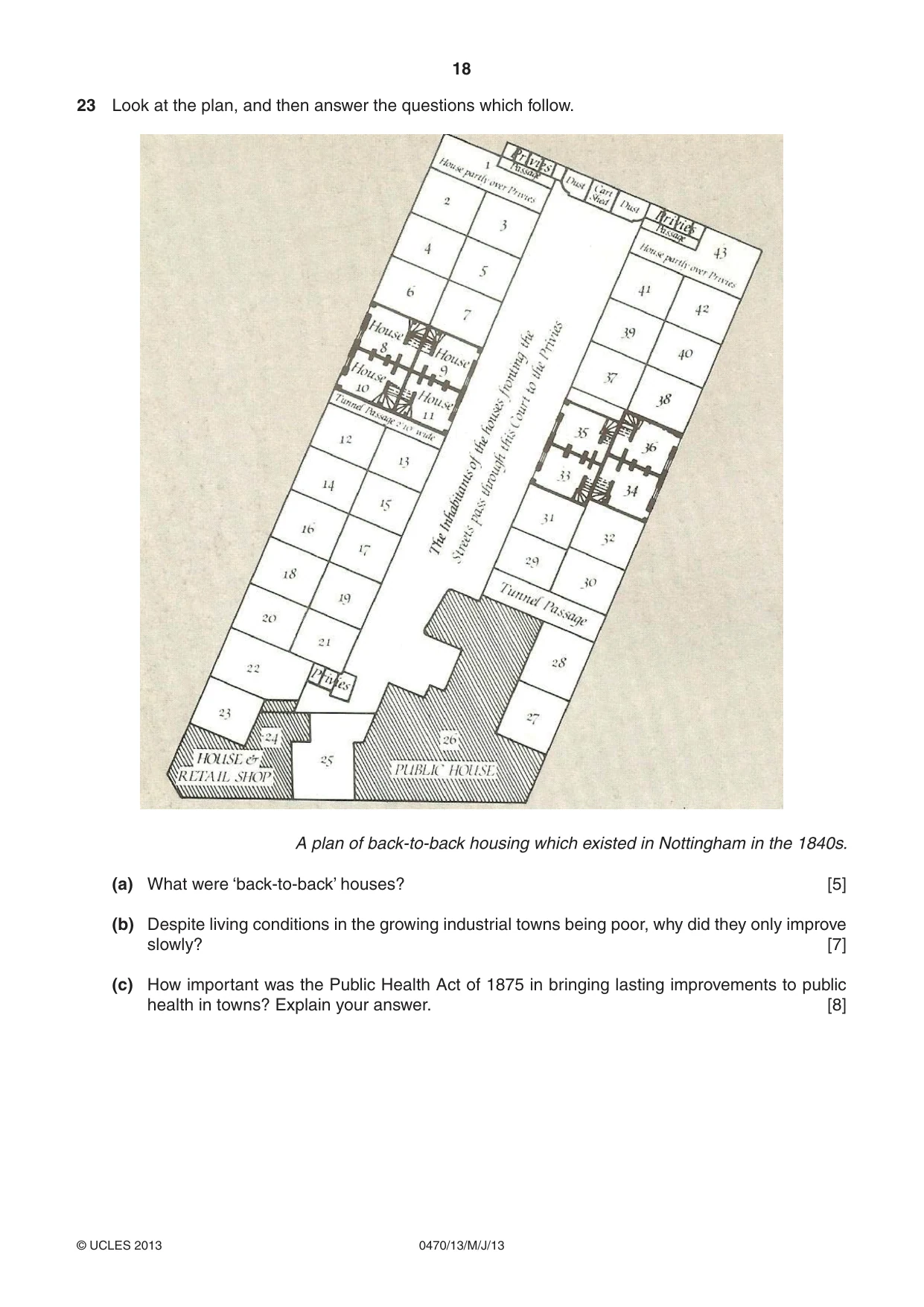Cambridge IGCSE History 0470 2013 May/June Paper 1 · Variant 3 question paper, page 18 of 20