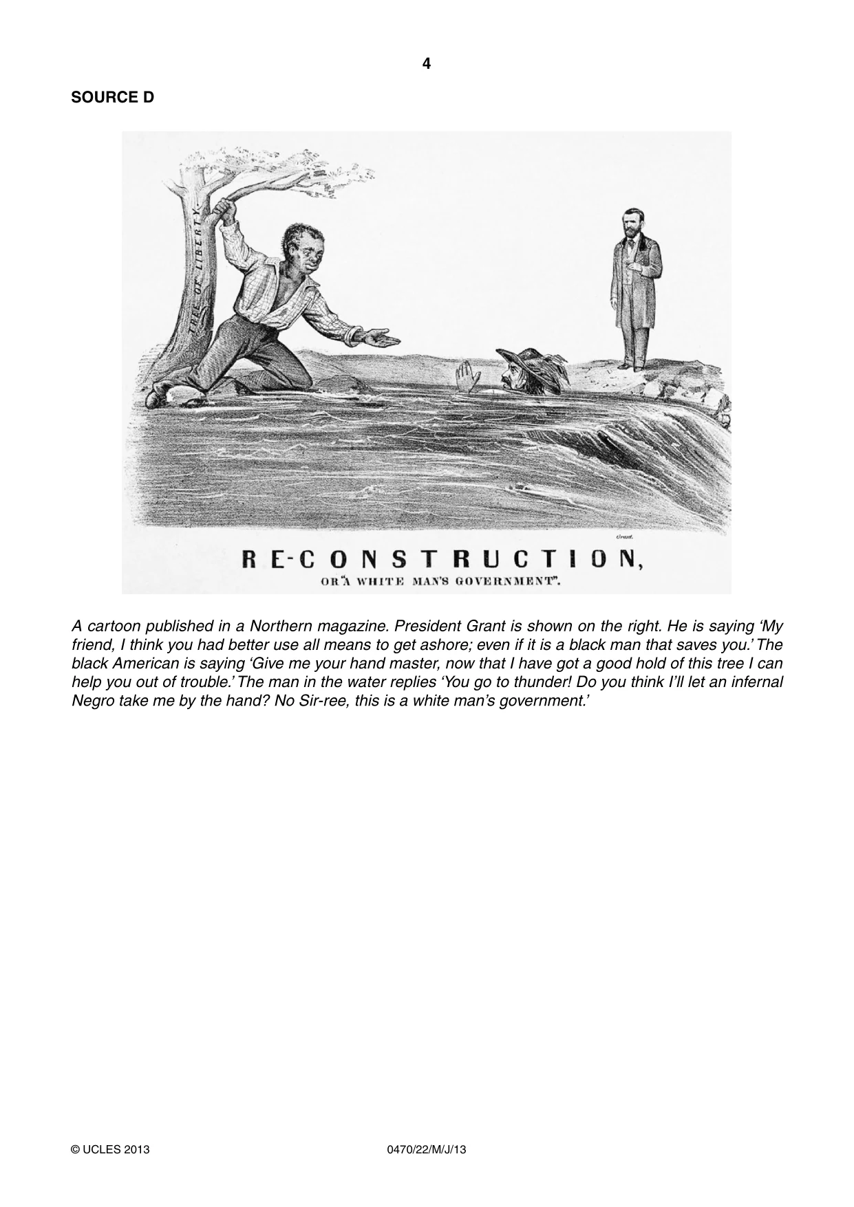Cambridge IGCSE History 0470 2013 May/June Paper 2 · Variant 2 question paper, page 4 of 12