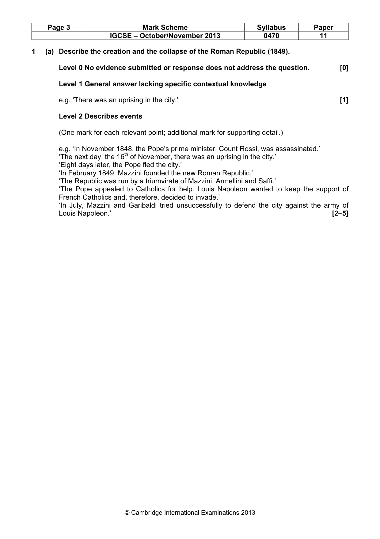 Mark scheme, page 3 of 77