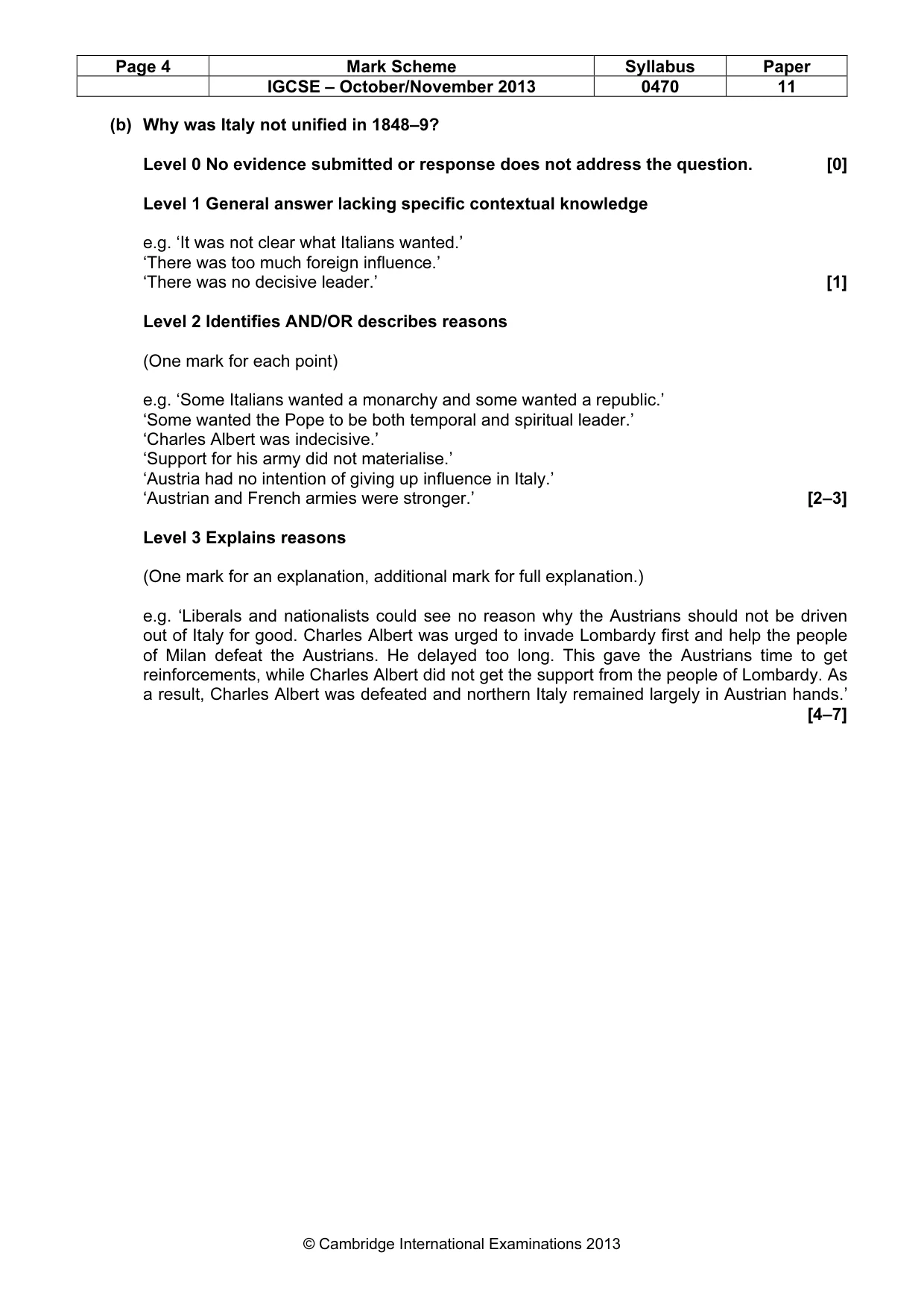 Mark scheme, page 4 of 77