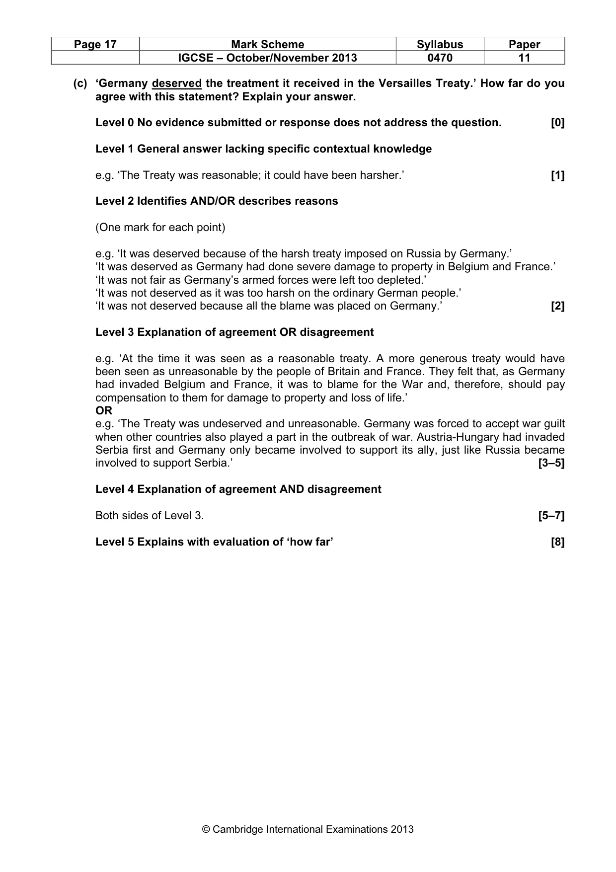 Mark scheme, page 17 of 77