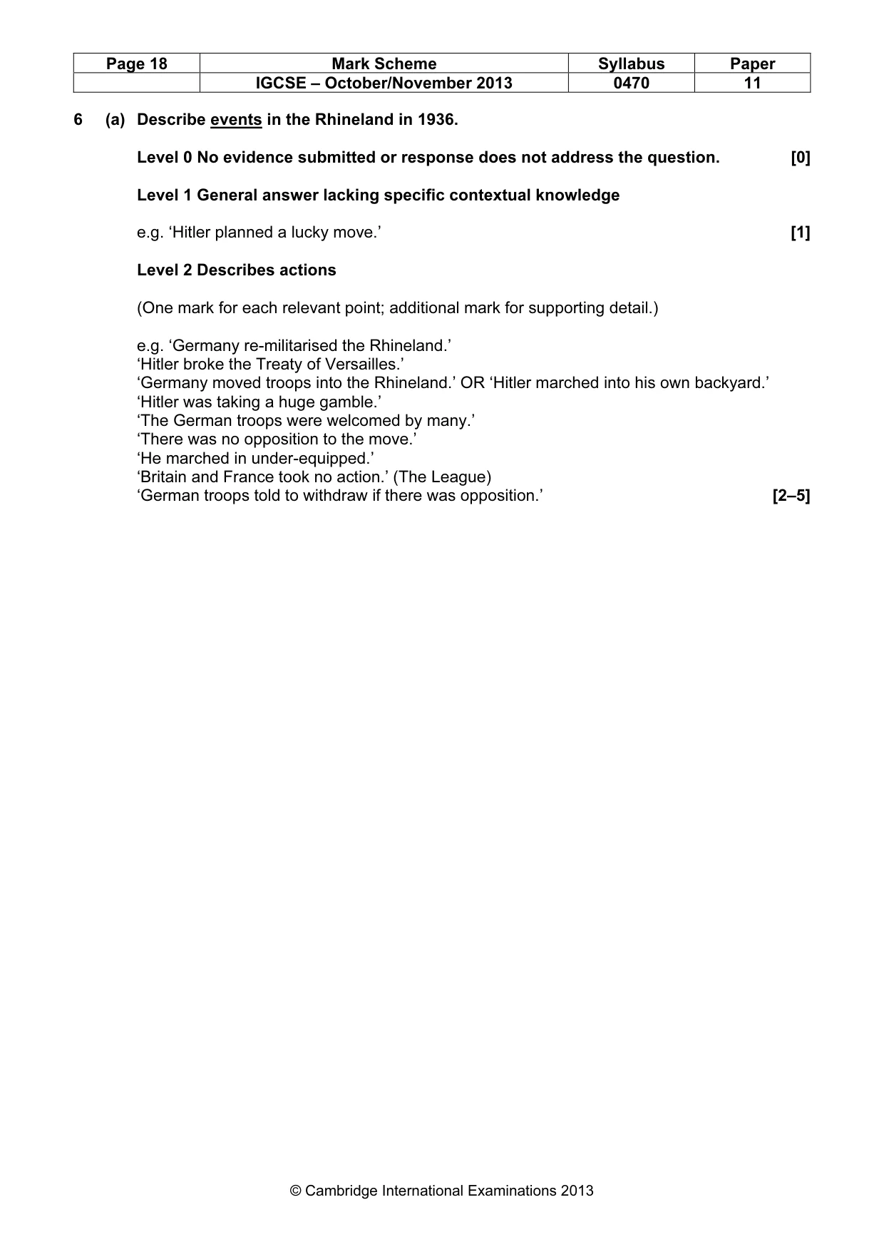 Mark scheme, page 18 of 77