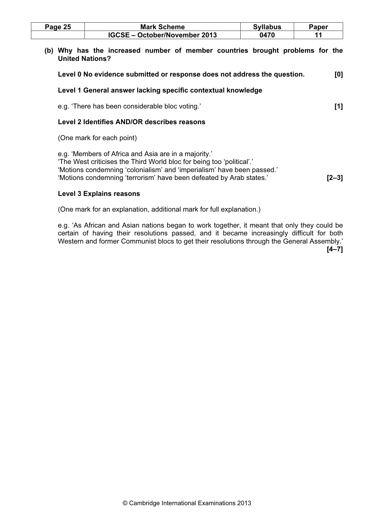 Mark scheme, page 25 of 77
