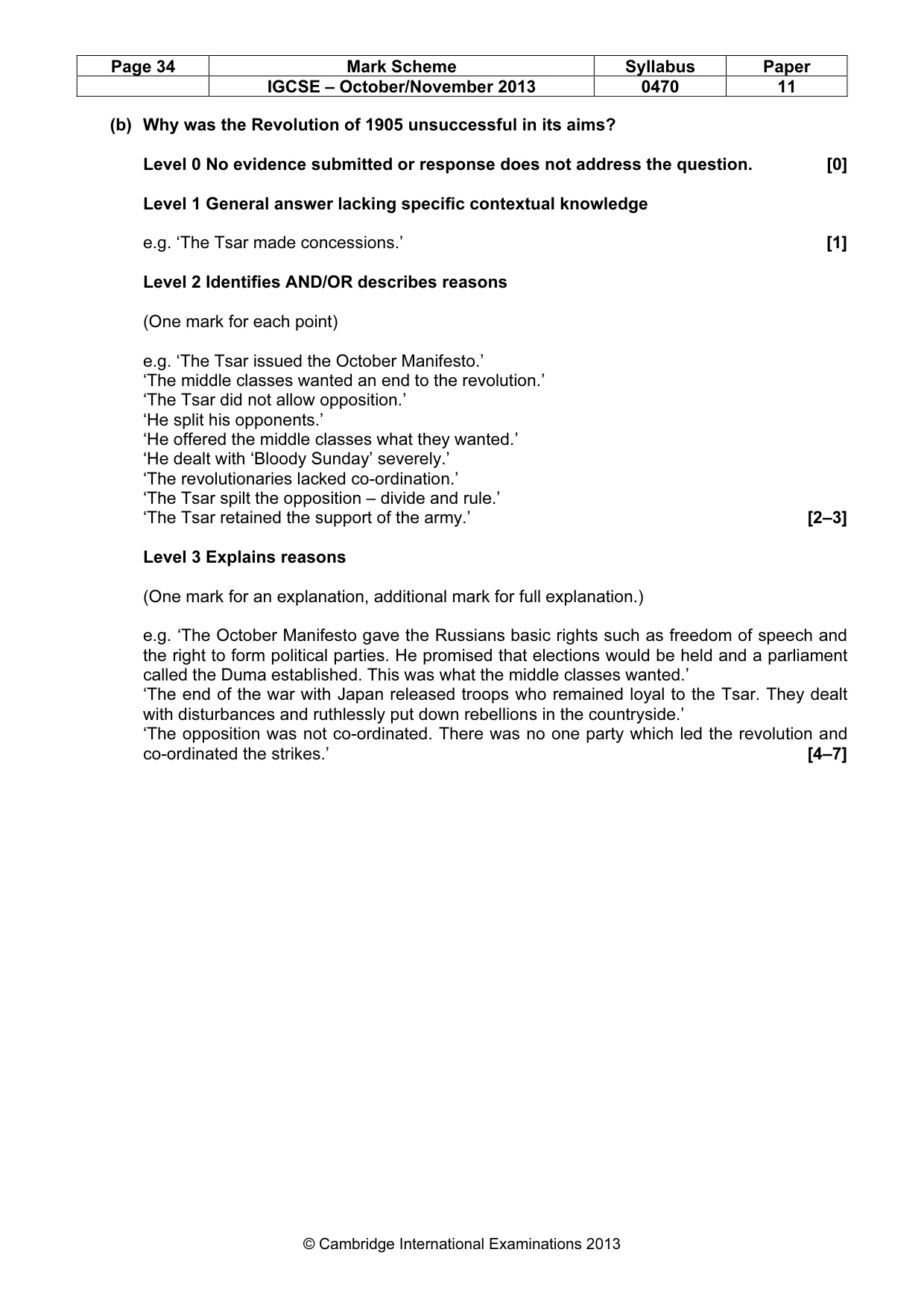 Mark scheme, page 34 of 77