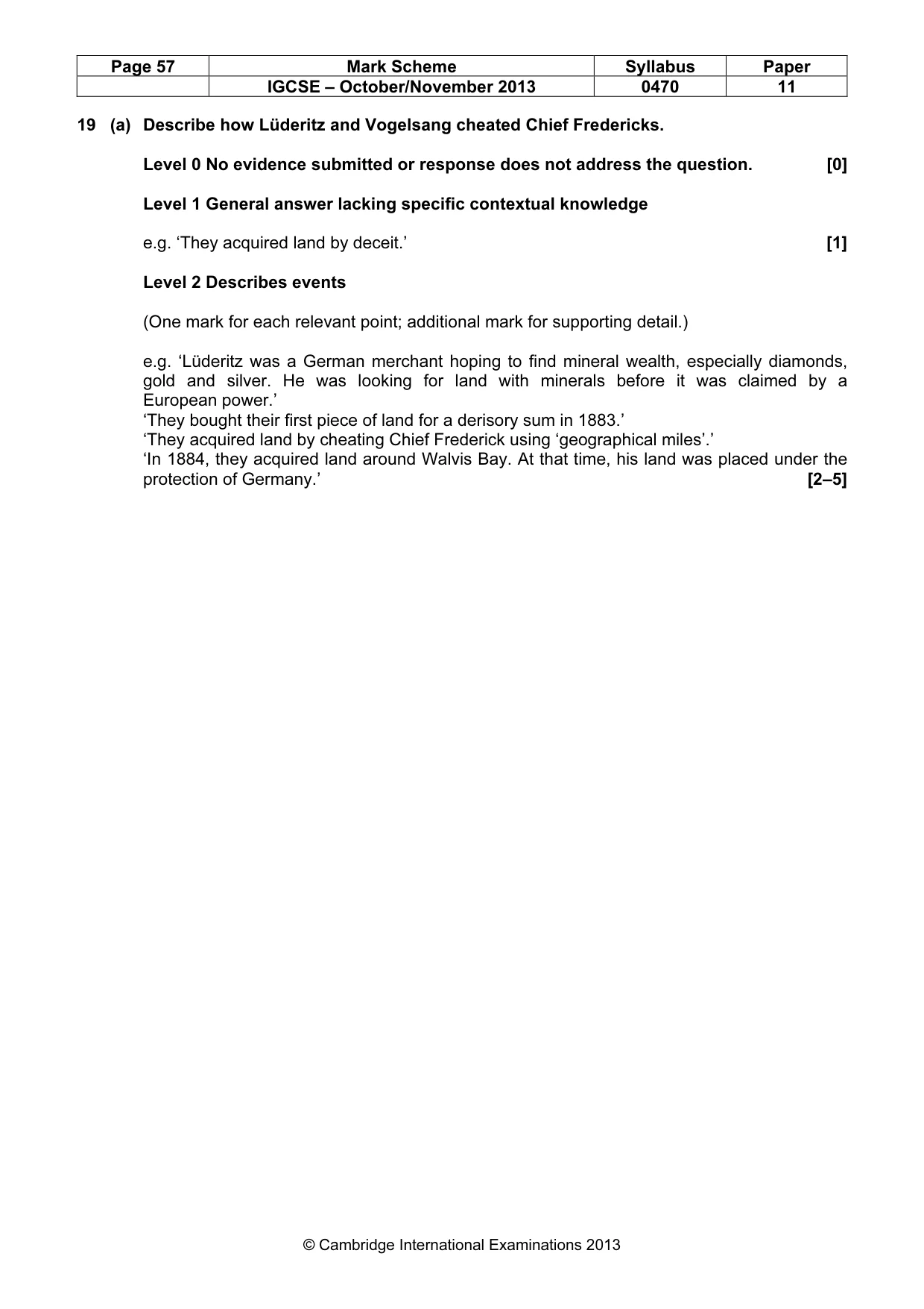 Mark scheme, page 57 of 77