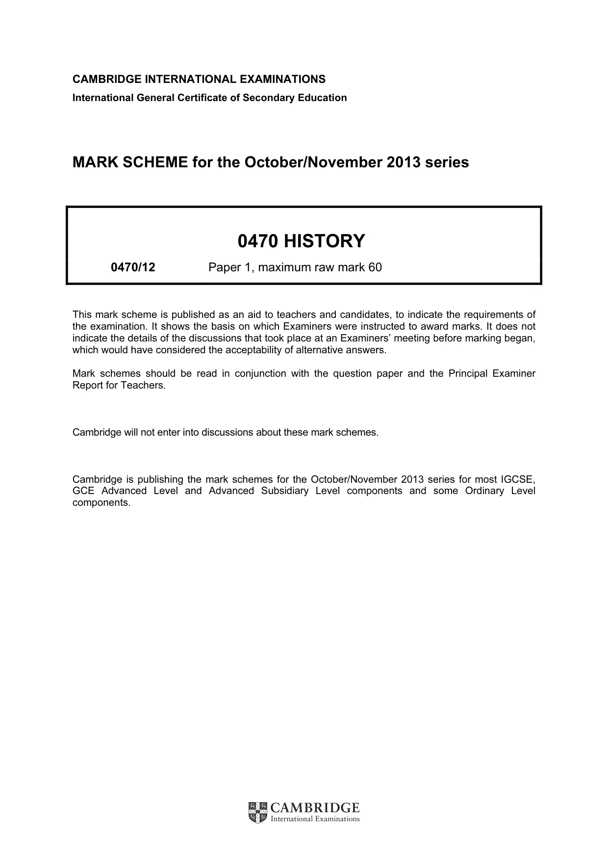 Mark scheme, page 1 of 77