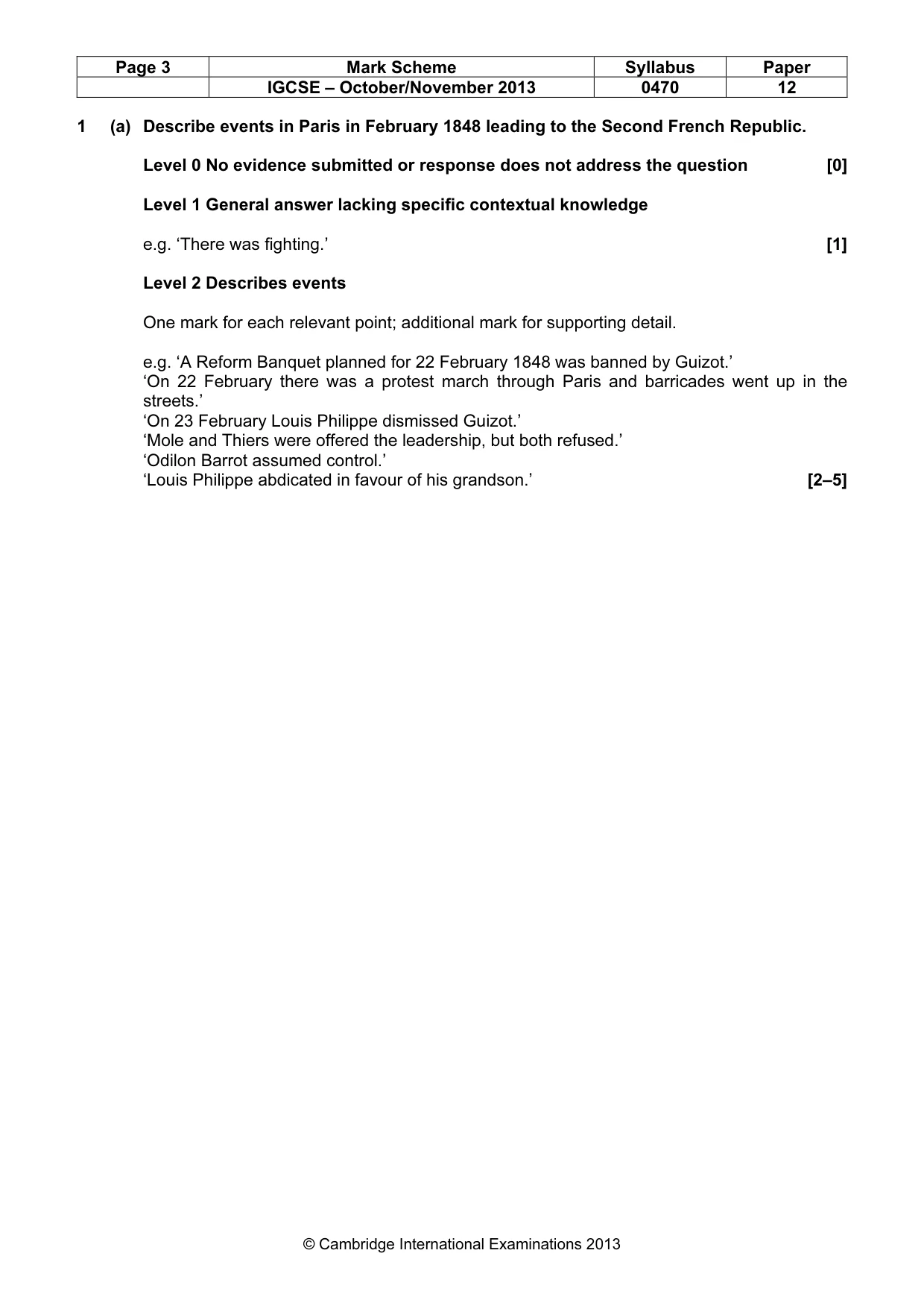 Mark scheme, page 3 of 77