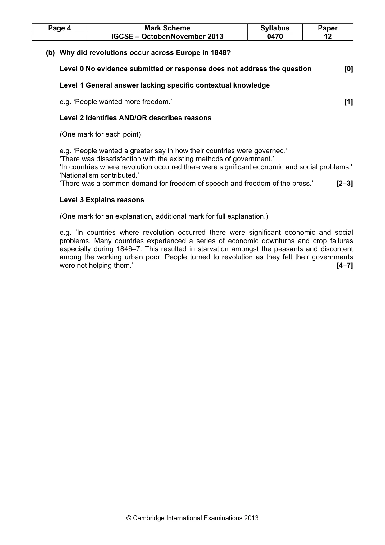 Mark scheme, page 4 of 77