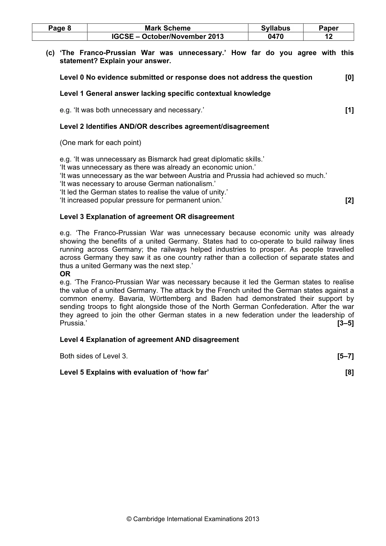 Mark scheme, page 8 of 77