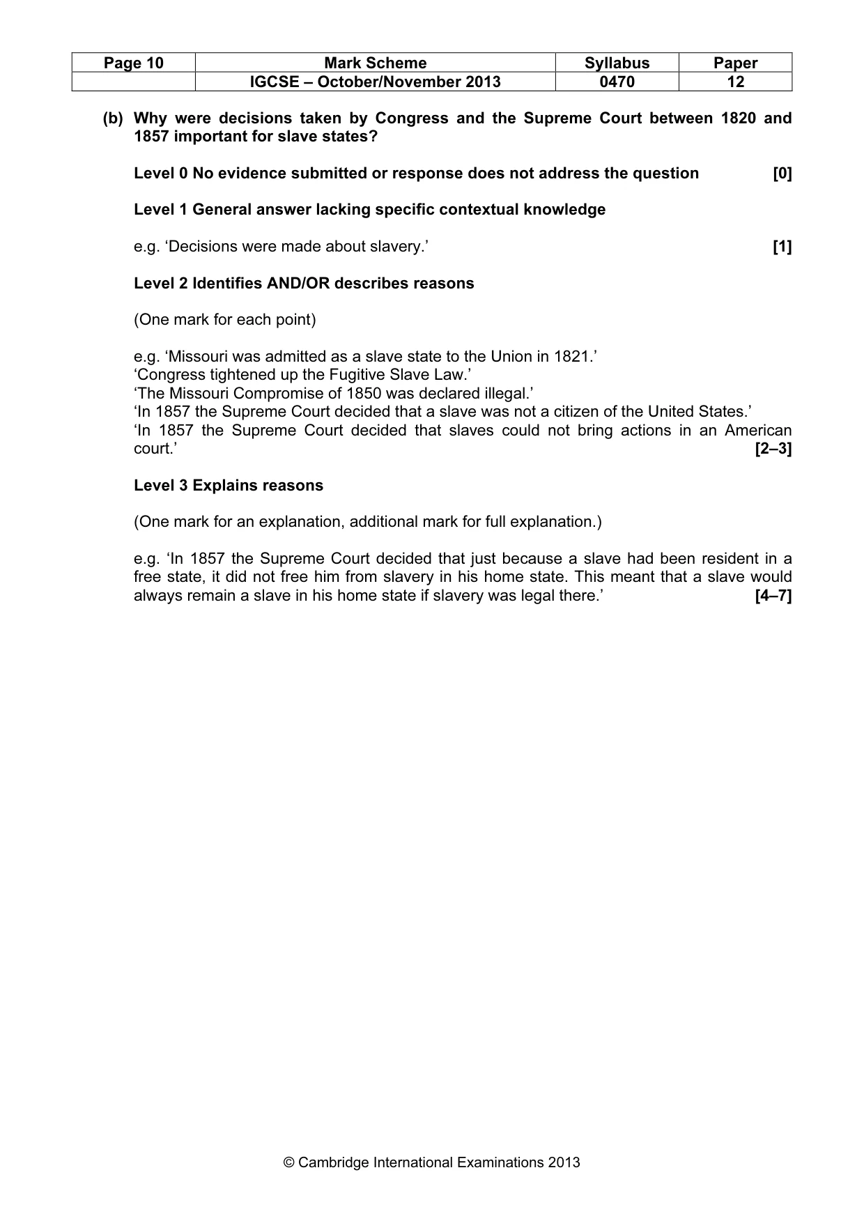Mark scheme, page 10 of 77
