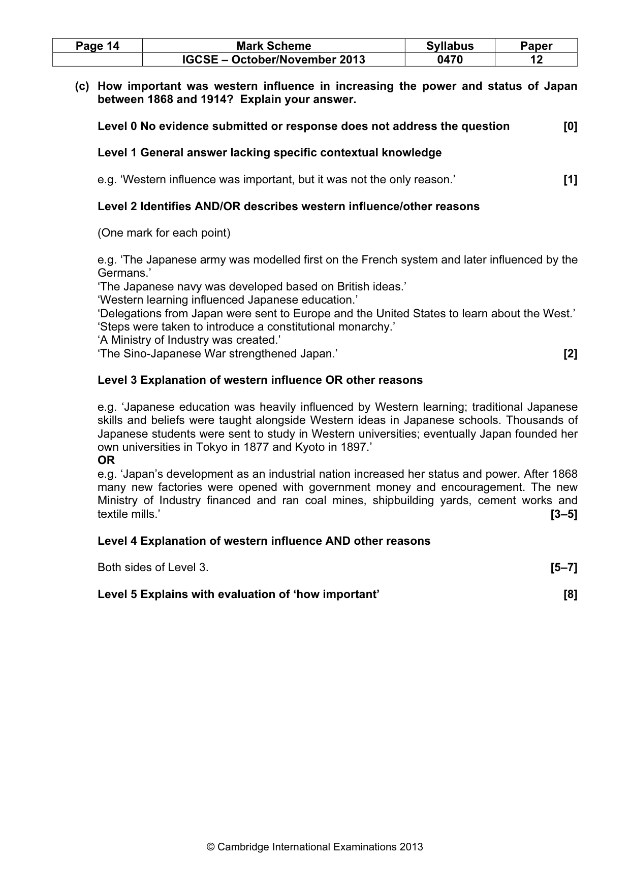 Mark scheme, page 14 of 77