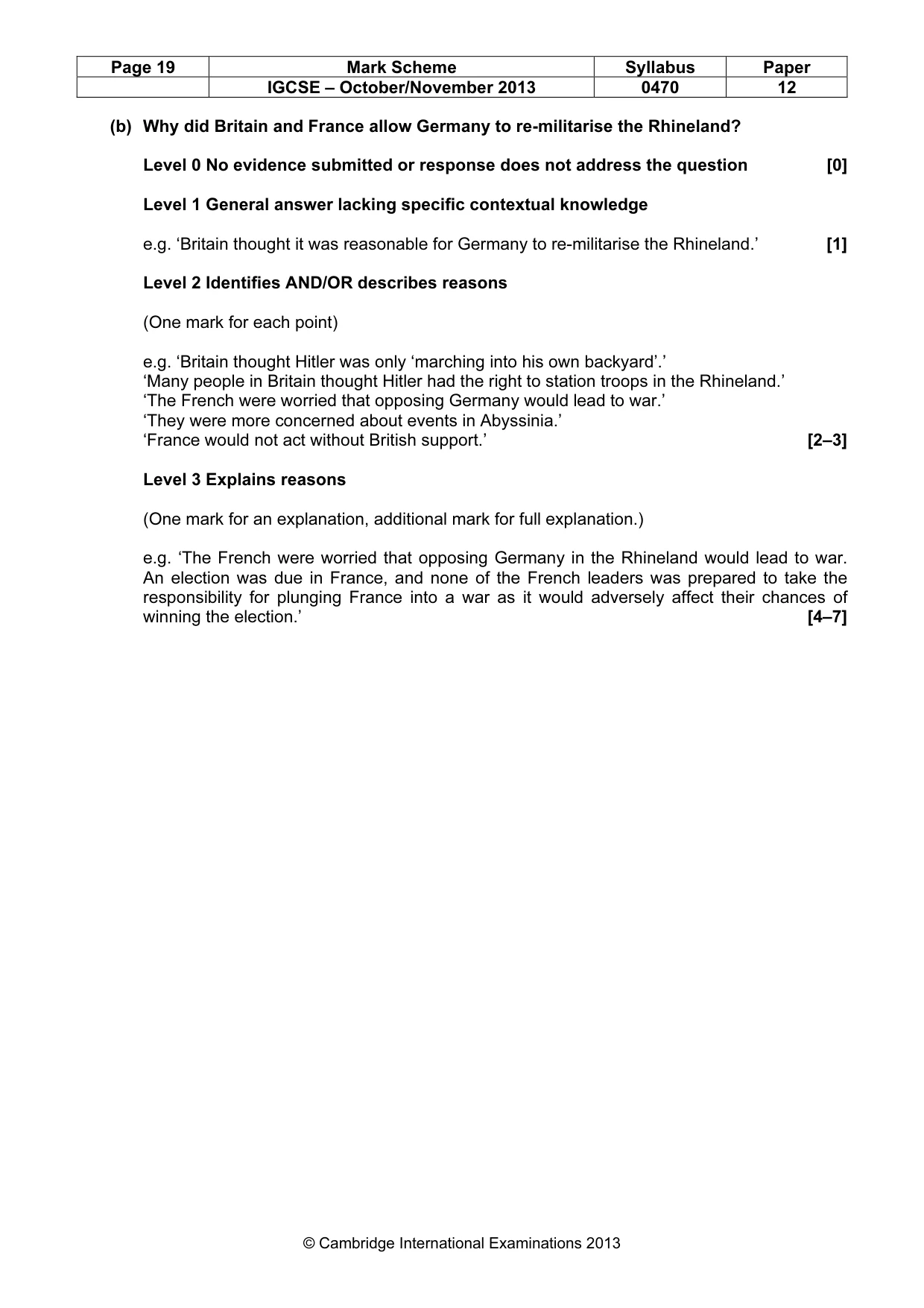 Mark scheme, page 19 of 77