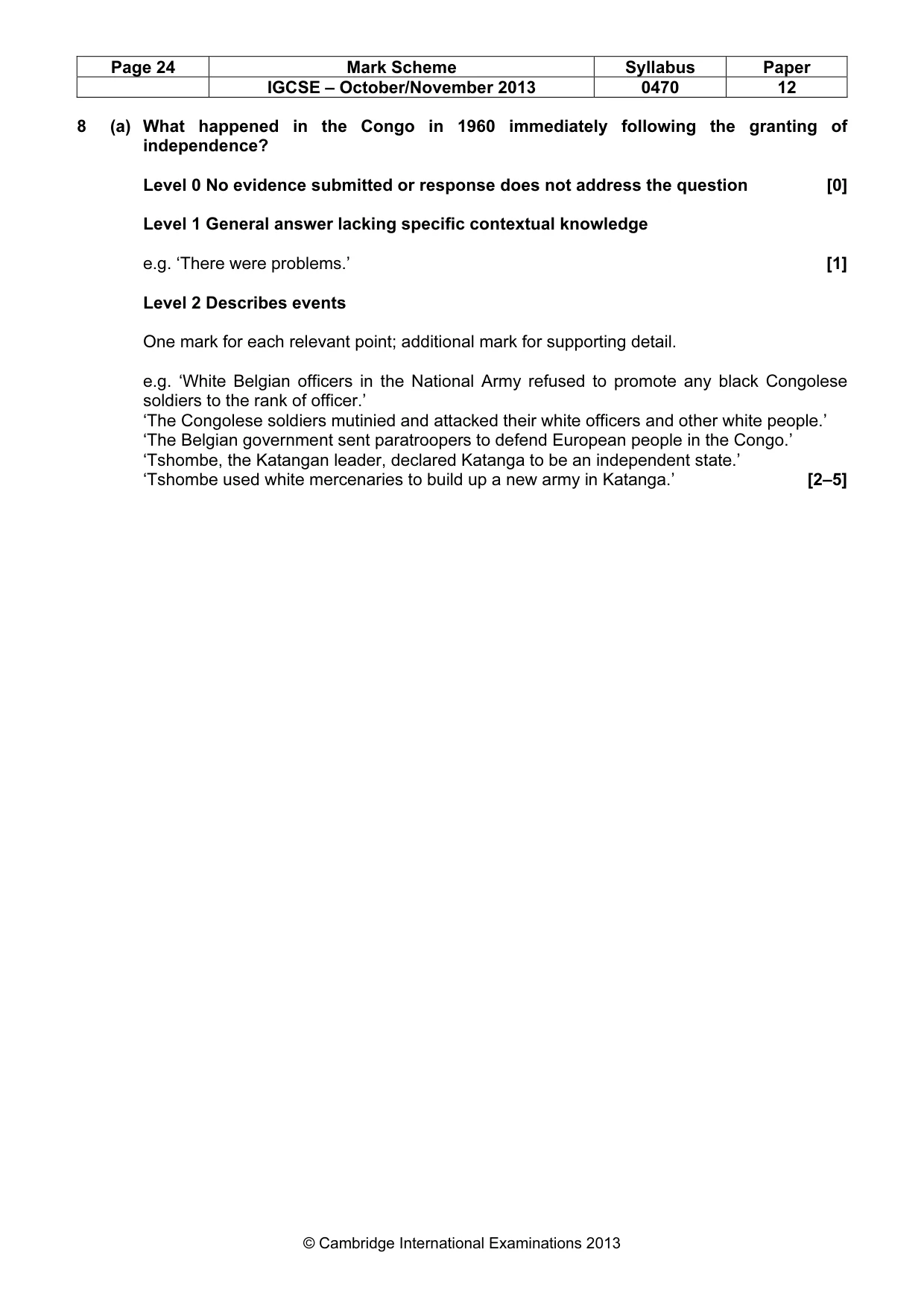 Mark scheme, page 24 of 77