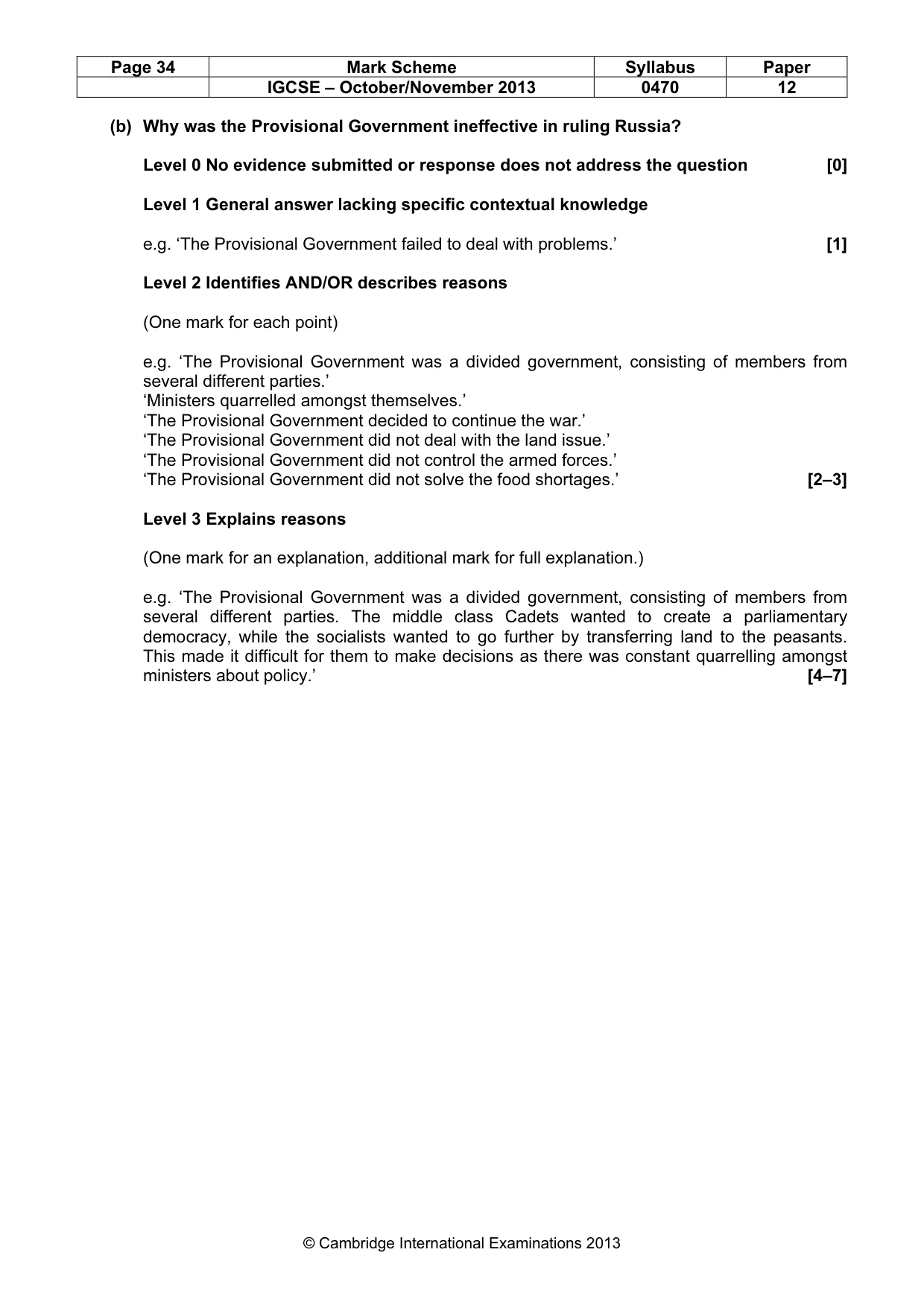 Mark scheme, page 34 of 77
