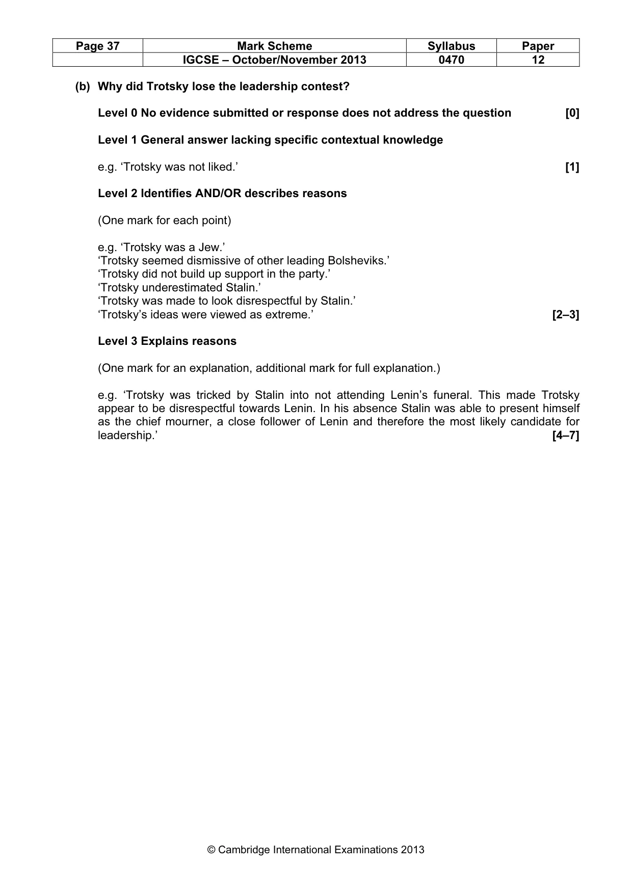 Mark scheme, page 37 of 77