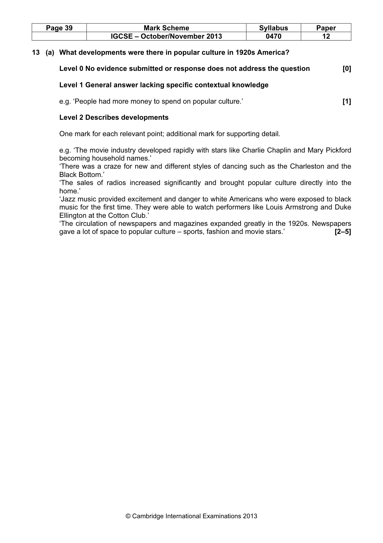 Mark scheme, page 39 of 77