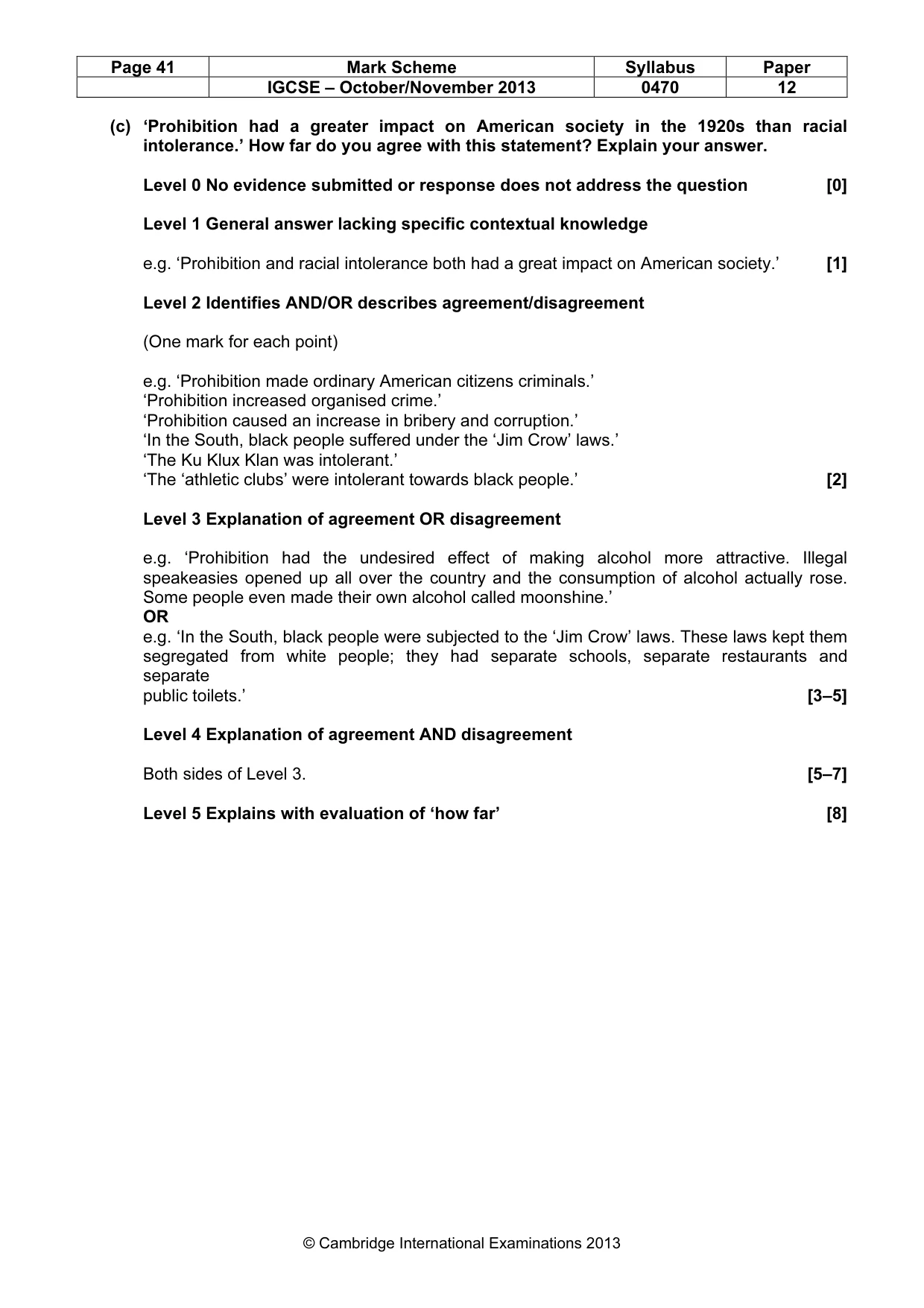 Mark scheme, page 41 of 77