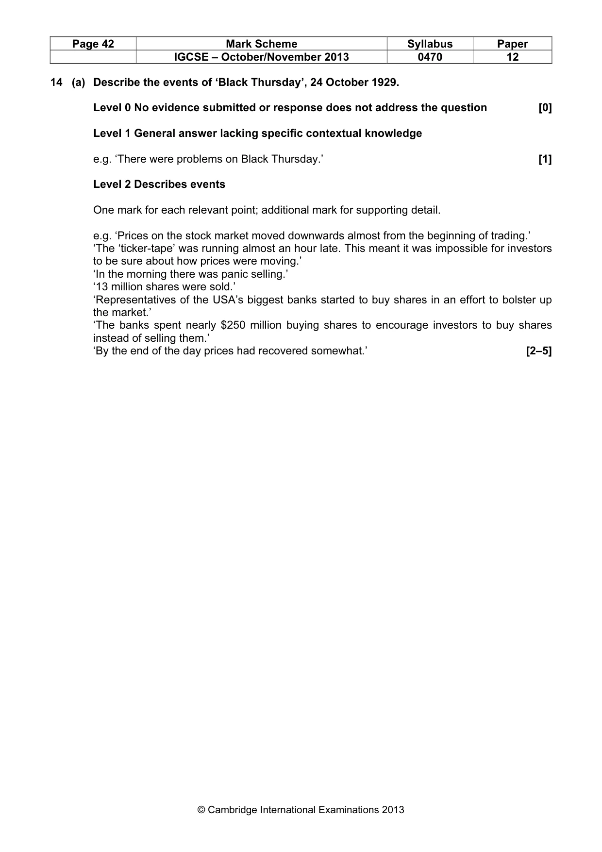 Mark scheme, page 42 of 77