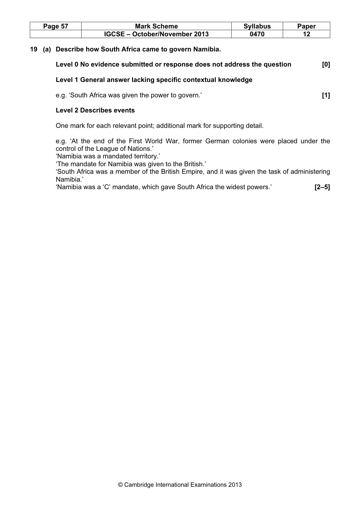Mark scheme, page 57 of 77