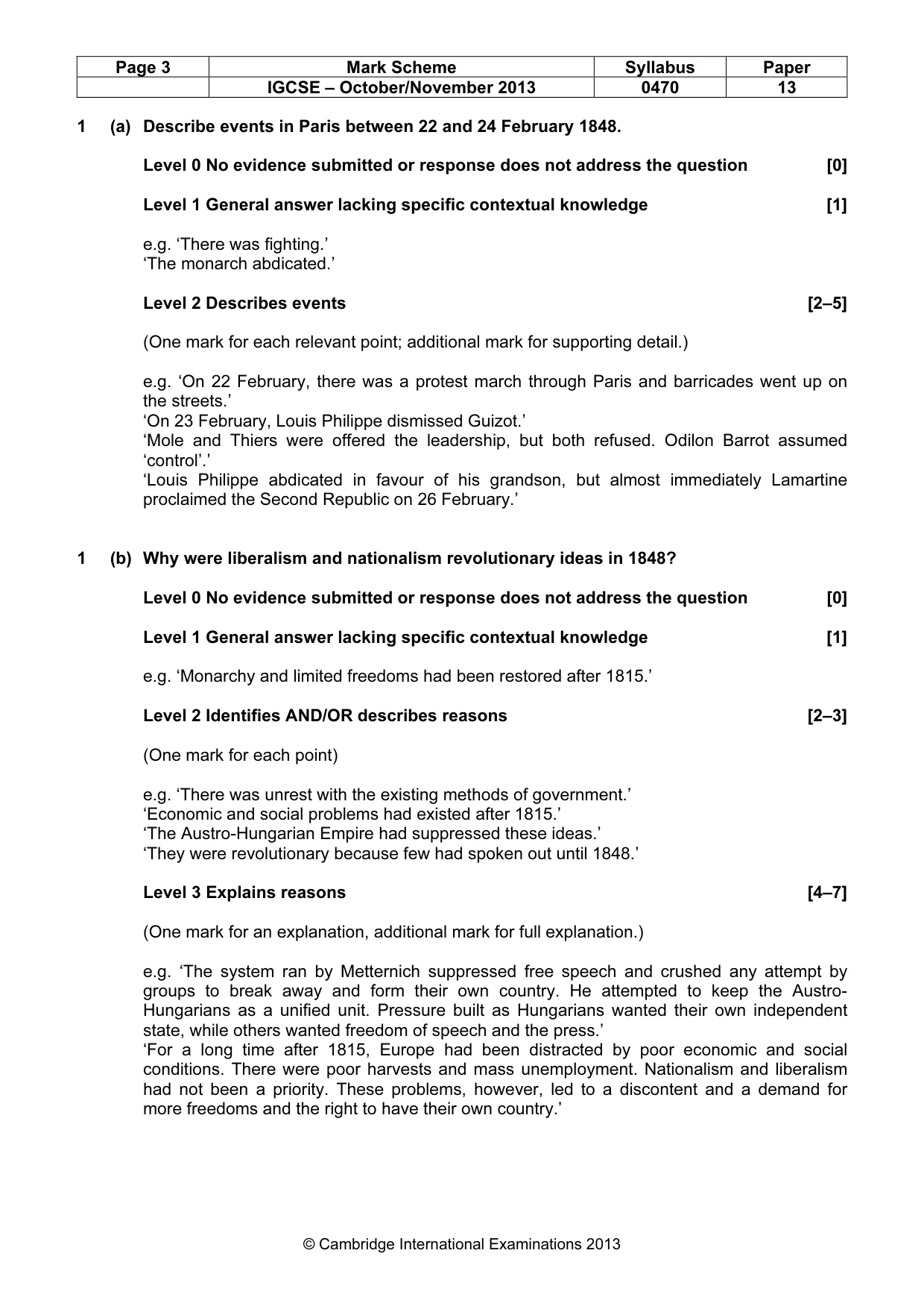 Mark scheme, page 3 of 56
