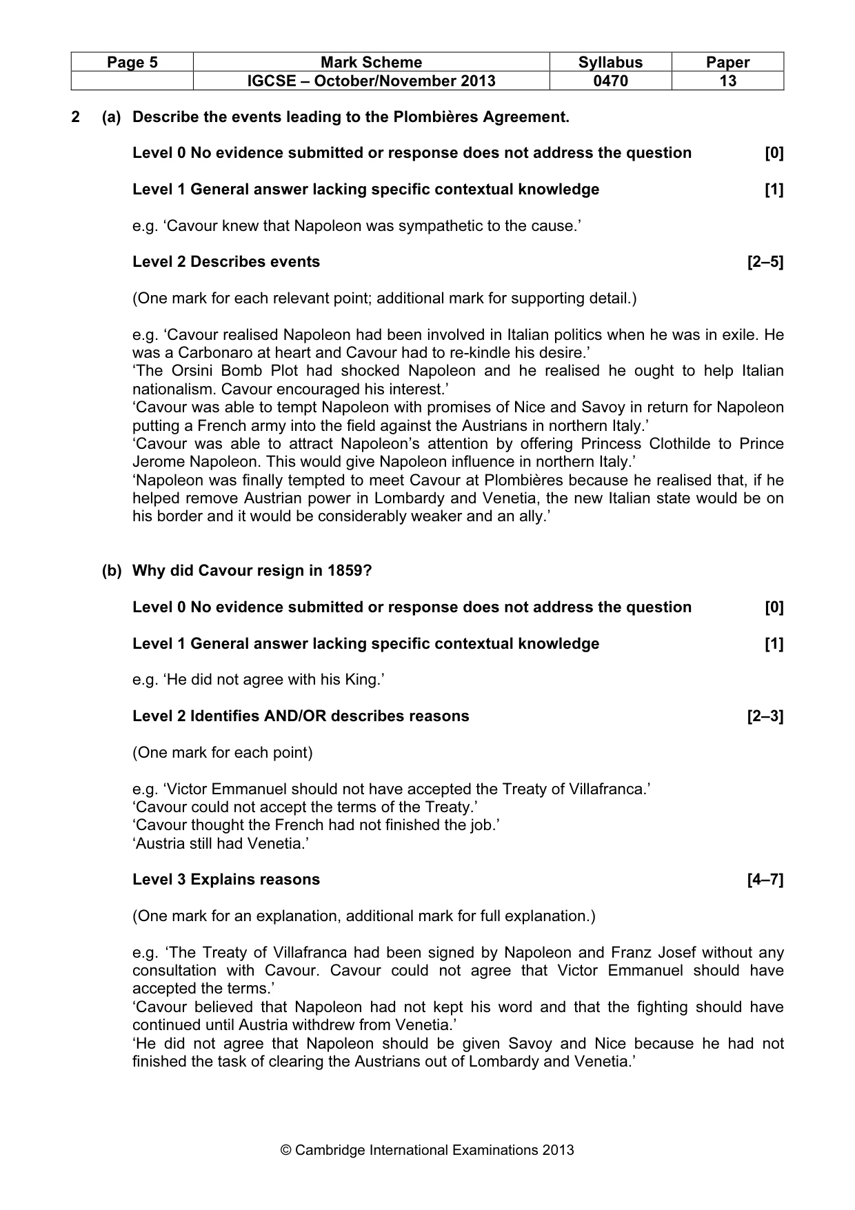 Mark scheme, page 5 of 56