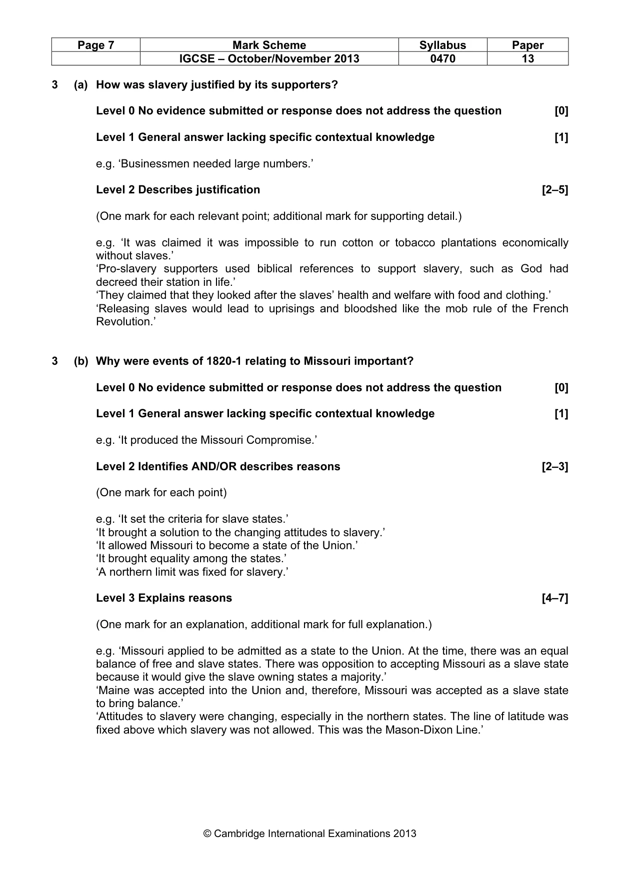Mark scheme, page 7 of 56