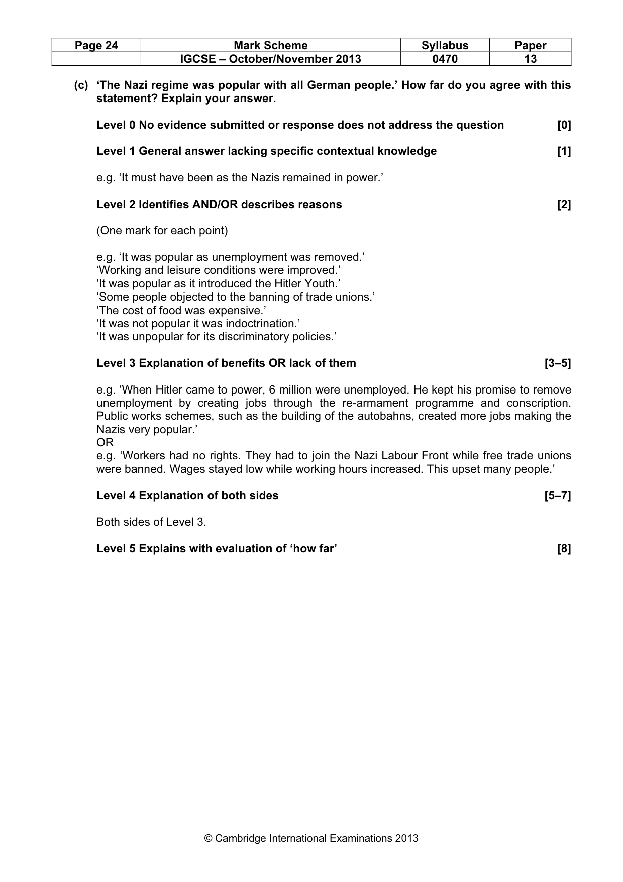 Mark scheme, page 24 of 56