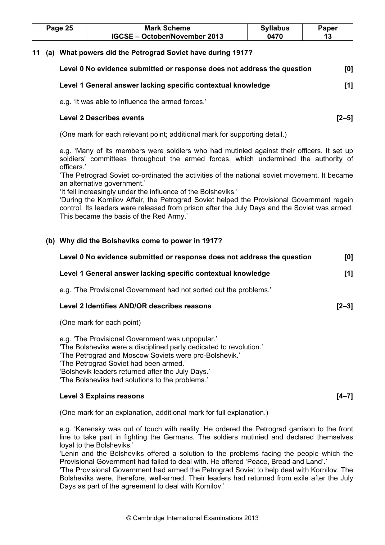 Mark scheme, page 25 of 56