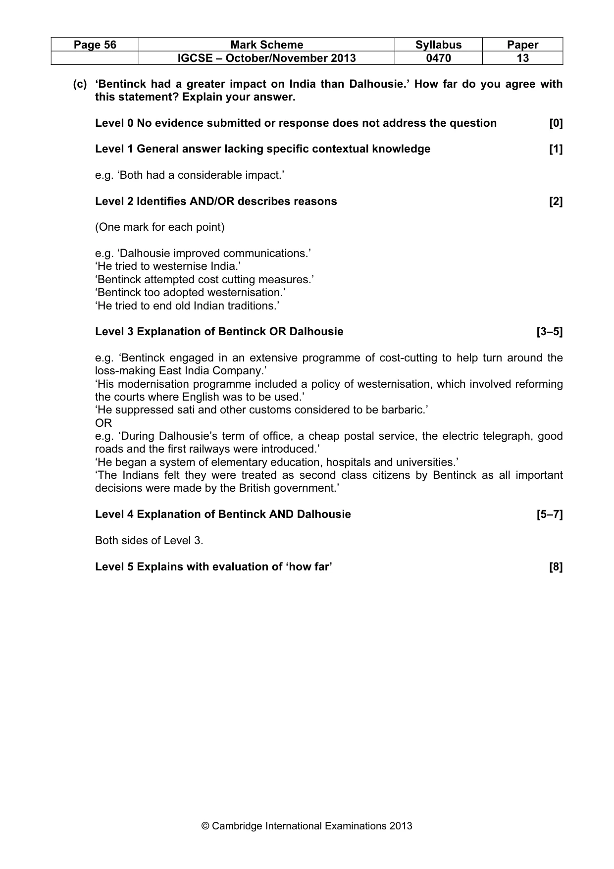Mark scheme, page 56 of 56