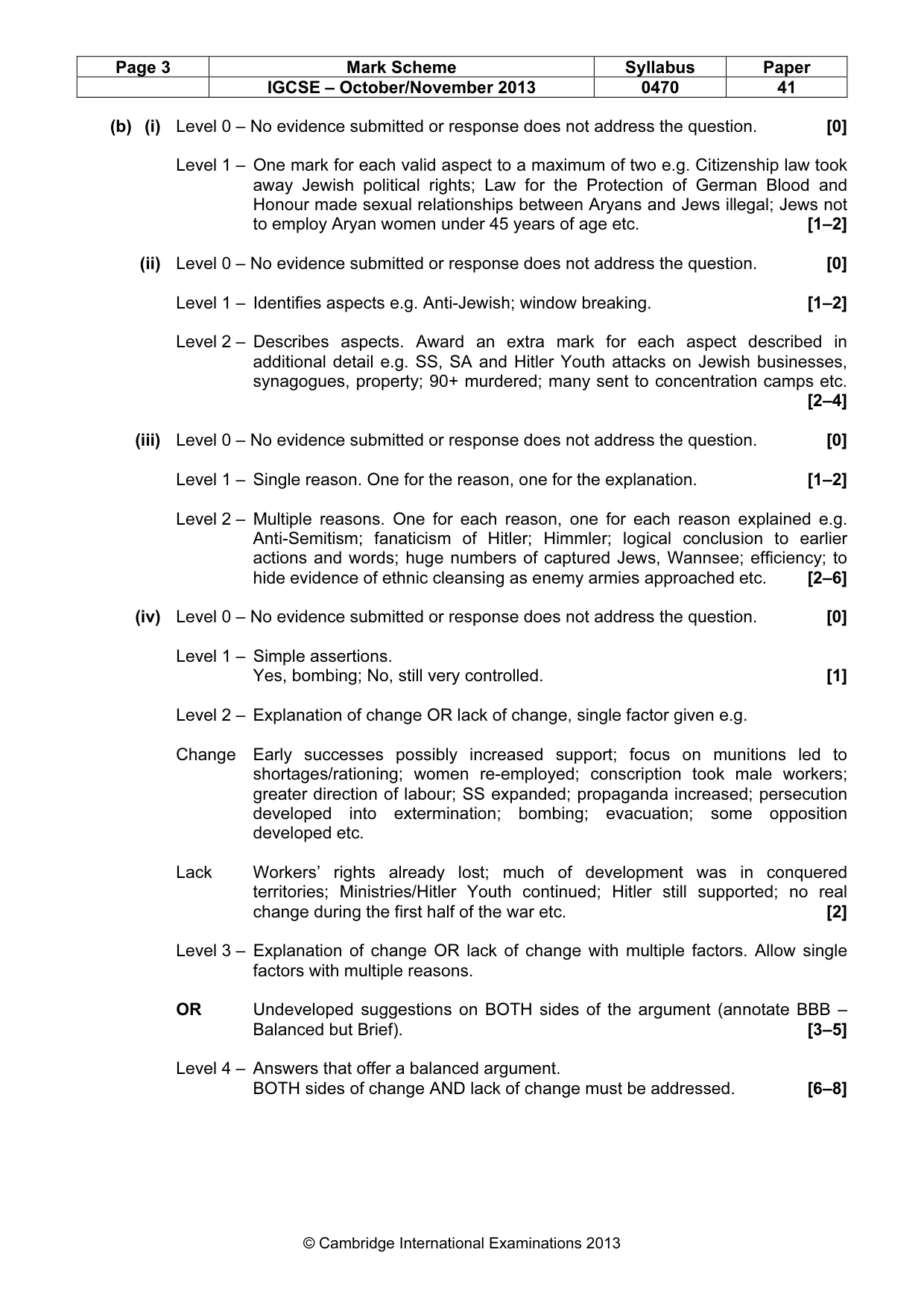 Mark scheme, page 3 of 17