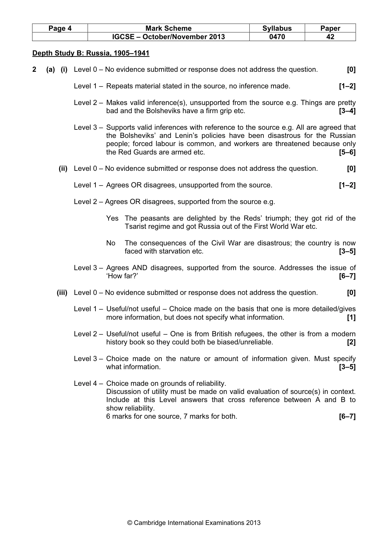 Mark scheme, page 4 of 17