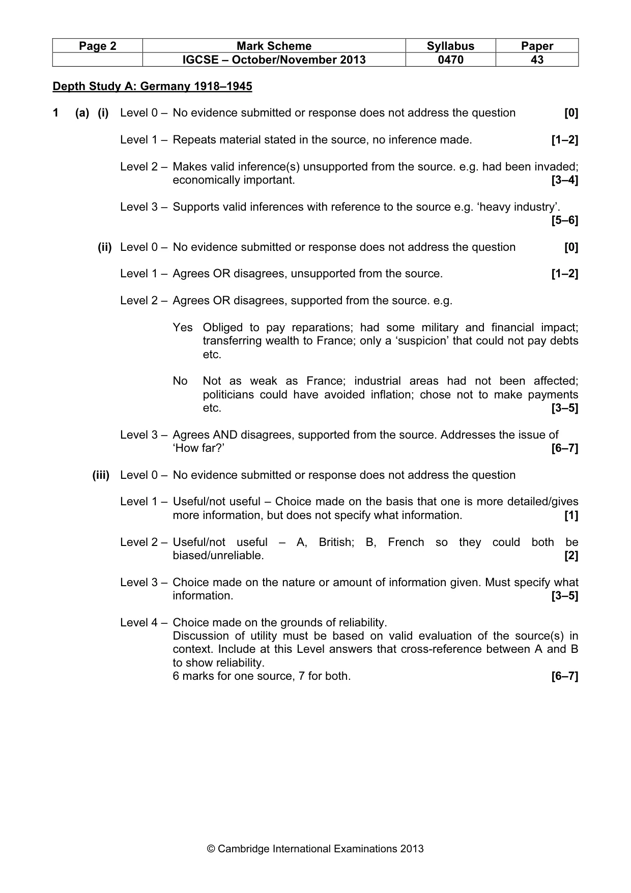 Mark scheme, page 2 of 19