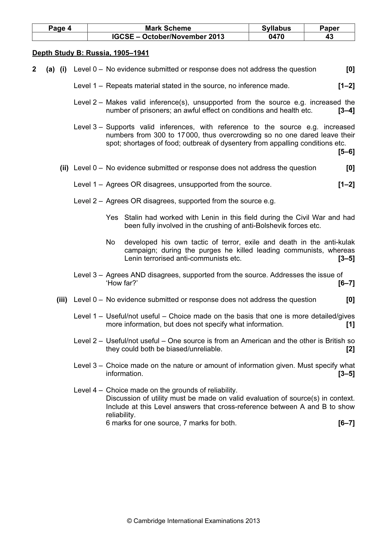 Mark scheme, page 4 of 19