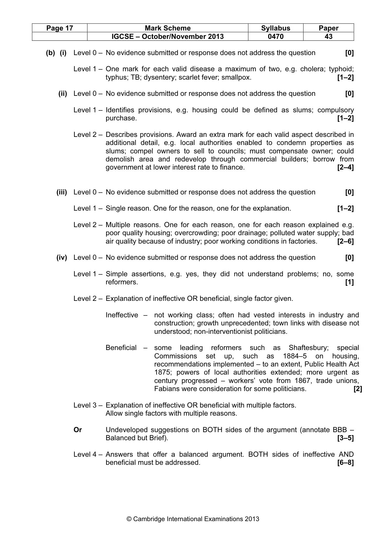 Mark scheme, page 17 of 19