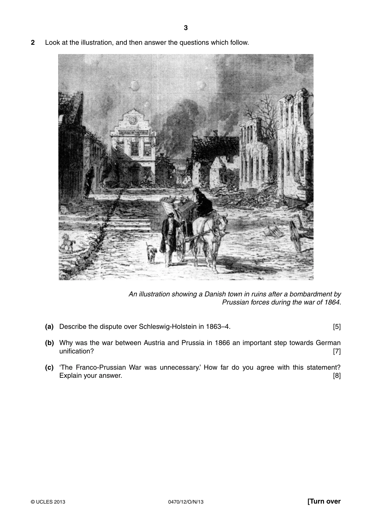 Cambridge IGCSE History 0470 2013 Oct/Nov Paper 1 · Variant 2 question paper, page 3 of 24