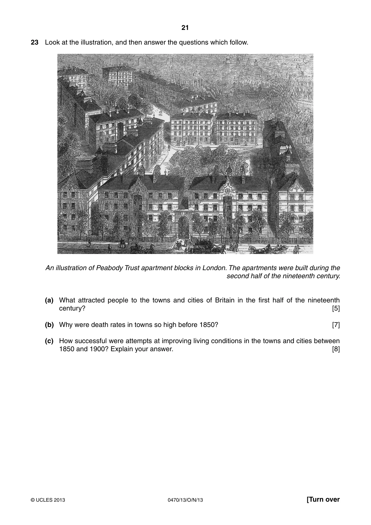 Cambridge IGCSE History 0470 2013 Oct/Nov Paper 1 · Variant 3 question paper, page 21 of 24