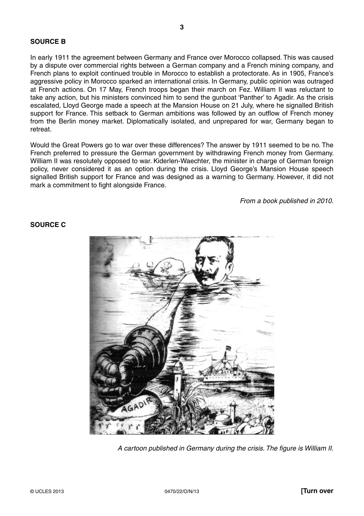 Cambridge IGCSE History 0470 2013 Oct/Nov Paper 2 · Variant 2 question paper, page 3 of 12