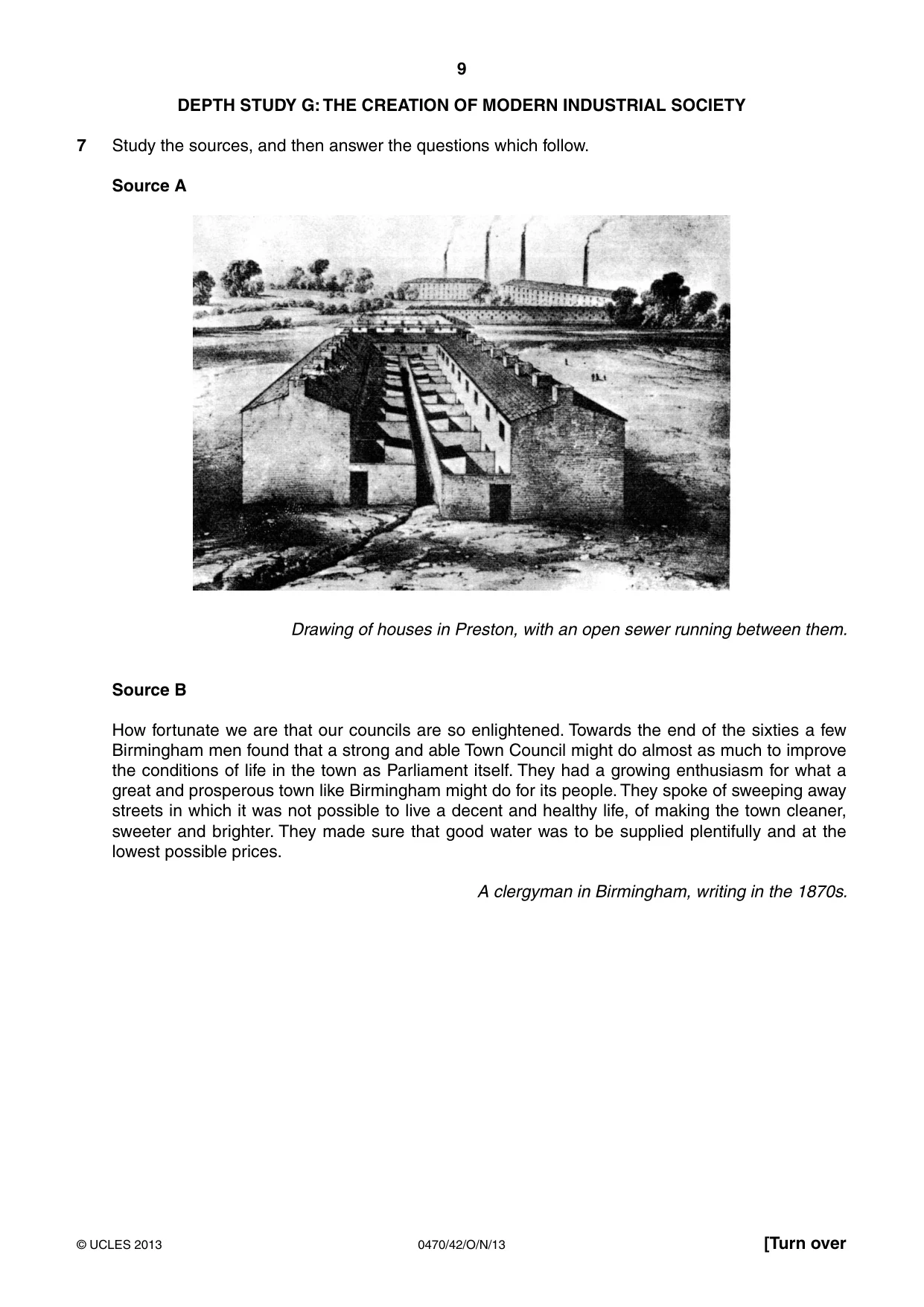 Cambridge IGCSE History 0470 2013 Oct/Nov Paper 4 · Variant 2 question paper, page 9 of 12