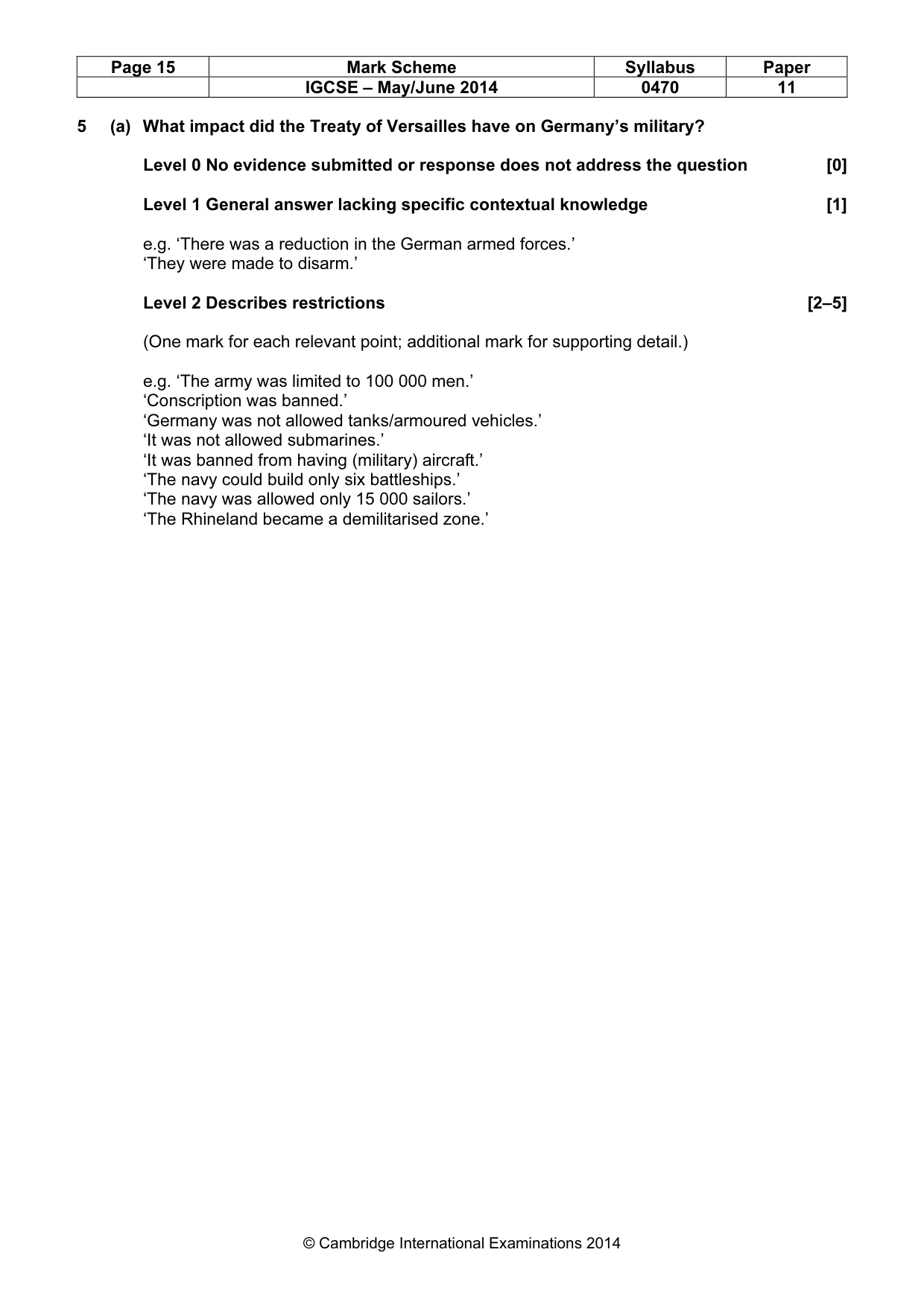 Mark scheme, page 15 of 77