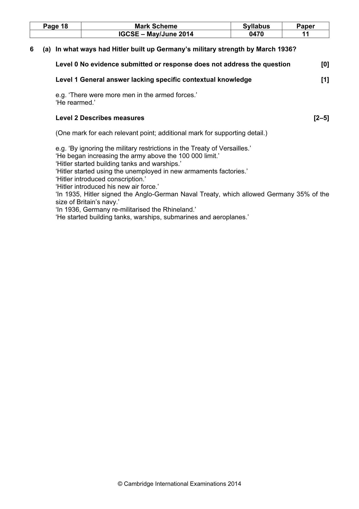 Mark scheme, page 18 of 77