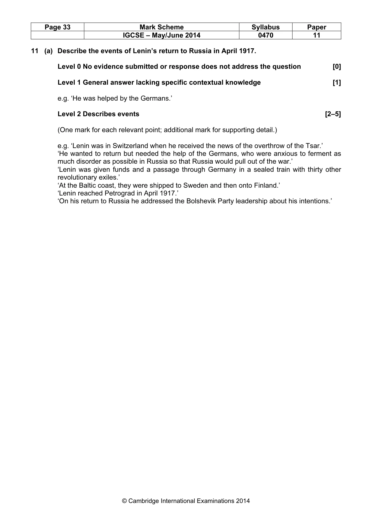 Mark scheme, page 33 of 77