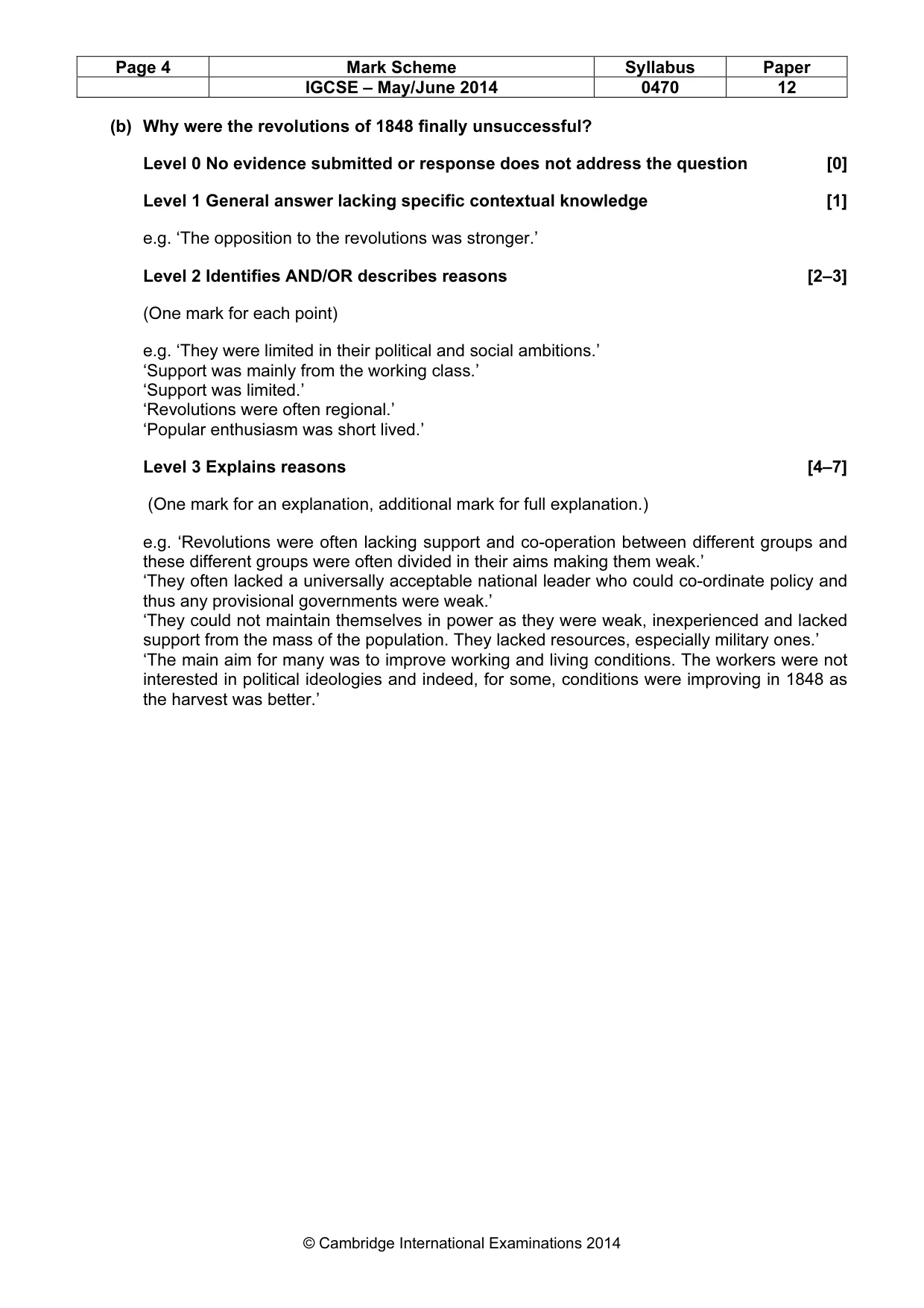 Mark scheme, page 4 of 77