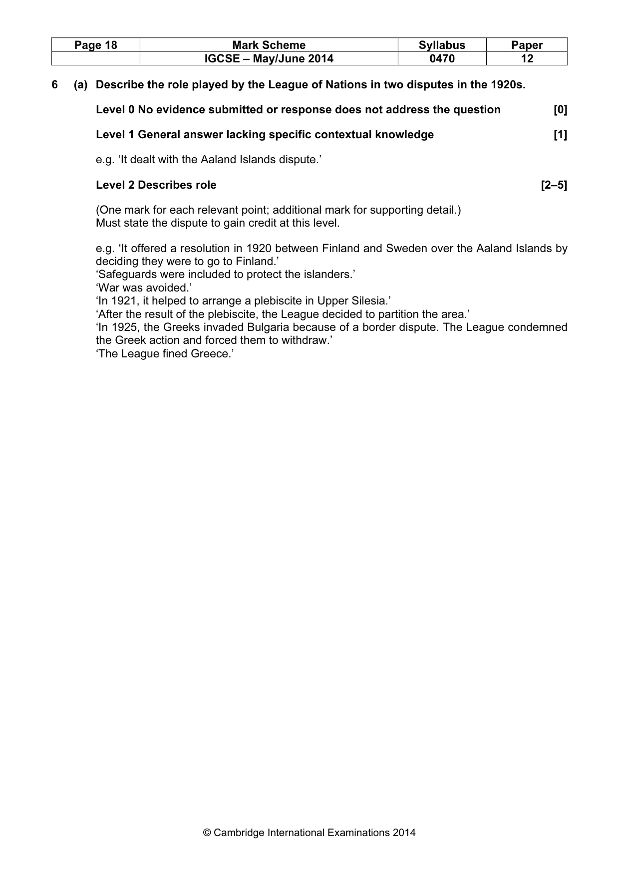 Mark scheme, page 18 of 77