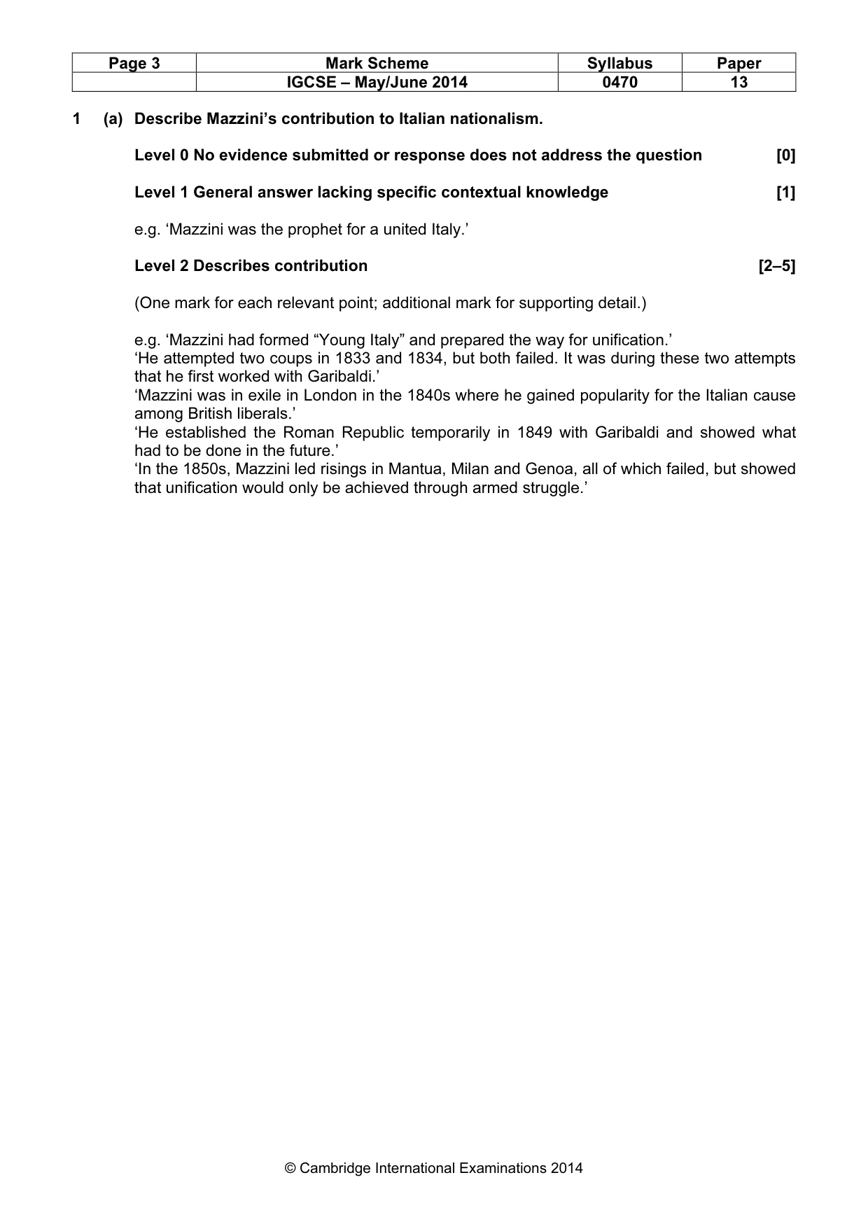 Mark scheme, page 3 of 77