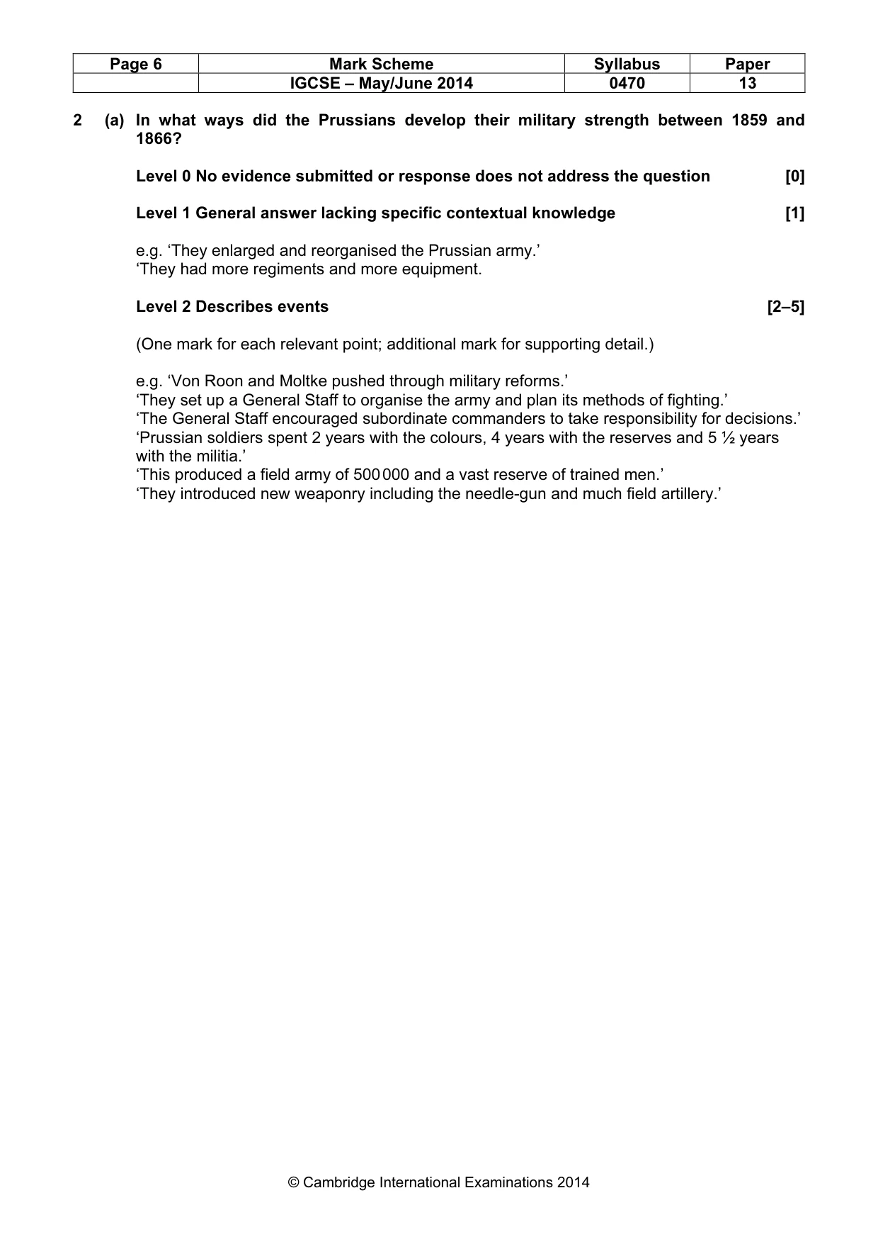 Mark scheme, page 6 of 77