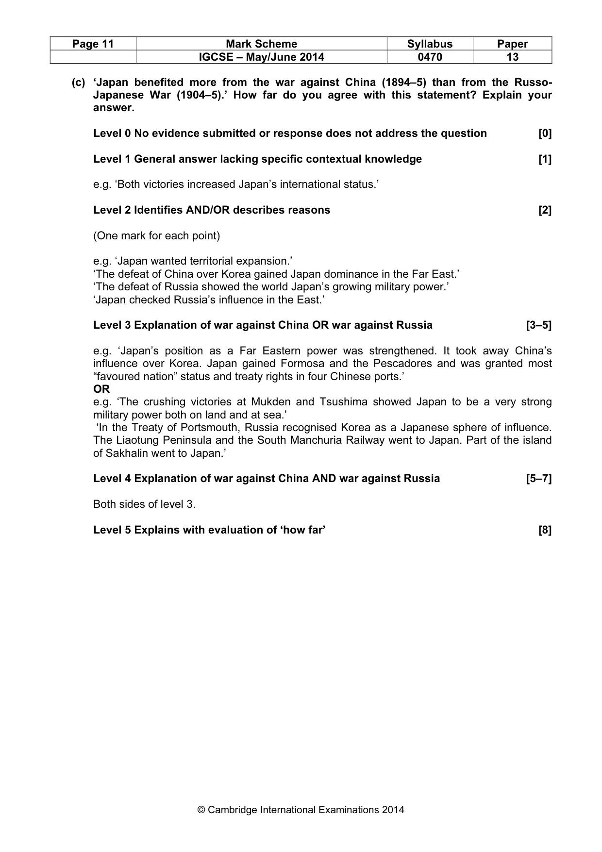 Mark scheme, page 11 of 77