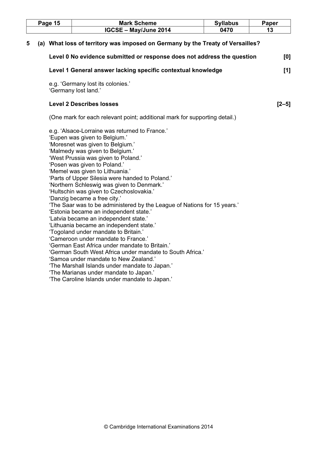 Mark scheme, page 15 of 77
